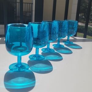 Yalin Set of 5 Unbreakable 12 oz Acrylic Glasses